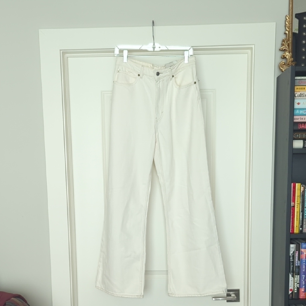 Lee x H&M Cream Women's Jeans